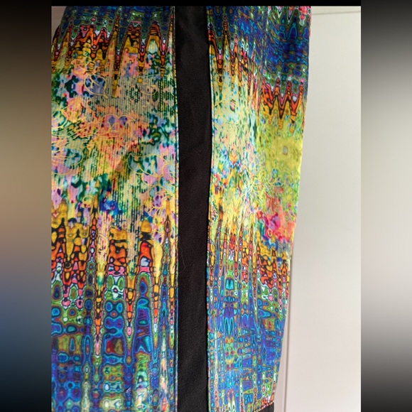 Sale💃🔥 NWT STUNNING Multicolored Kaleidoscope Midi Sheath Dress - Picture 10 of 10